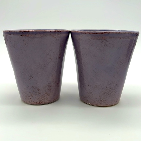 Neiman Marcus Ceramiche Toscane Distressed Mugs - Lavender & Purple (Set of 4) - Picture 3 of 16